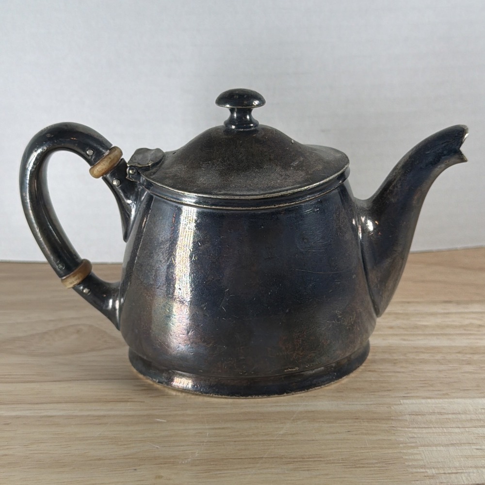 Northern Pacific Railroad 1890 Dining Car Service Extremely Rare Silver Teapot